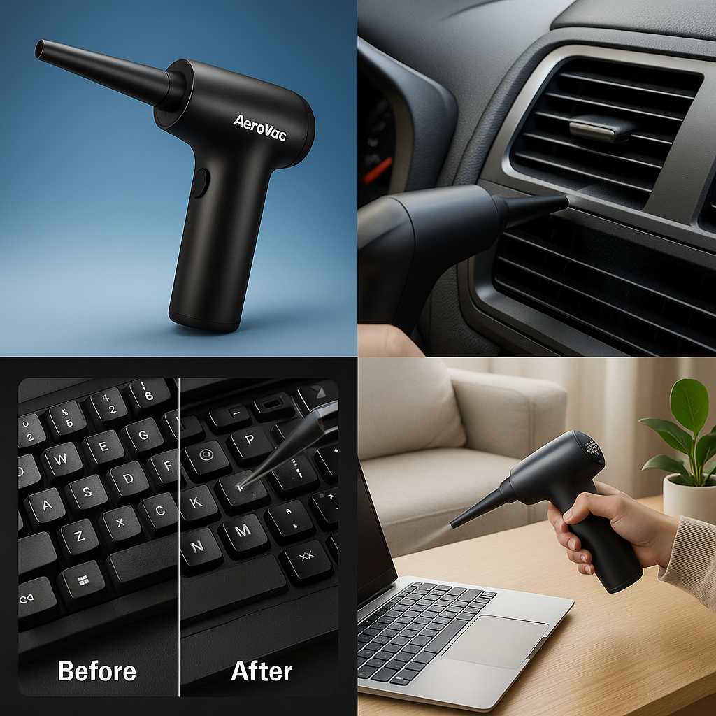 Air Duster Usage Example